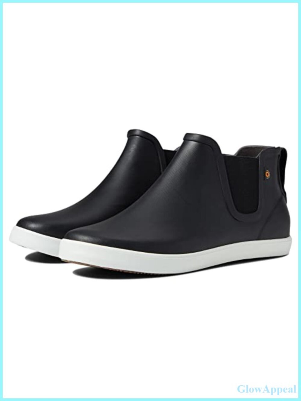 Waterproof Rubber Chelsea Rain Boots Ankle High Pull On